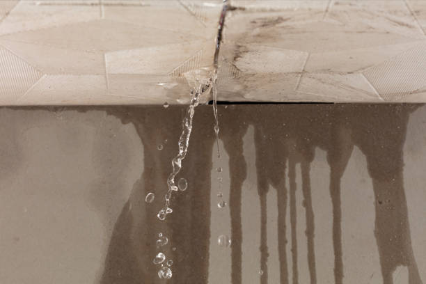 Professional Burst Pipe Cleanup technician working in Byfield, MA